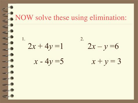 Image result for Solve Using Elimination