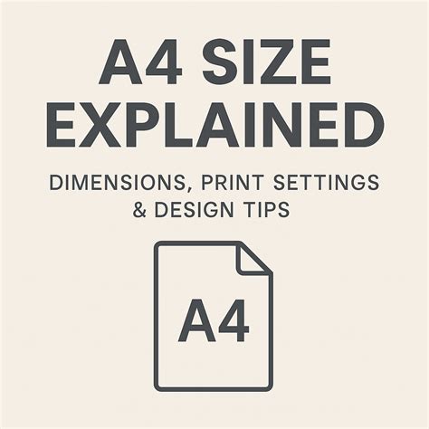 A4 Size Explained: Dimensions, Print Settings & Design Tips | A4 साईज ...