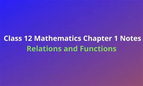 Math Class 12th Chapter 1 by Subject Introduction 的图像结果