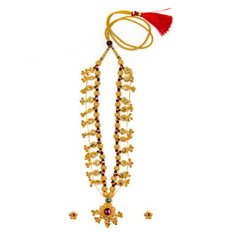 Regal Lakshmi Maharashtrian Saaj Necklace – Kalapuri