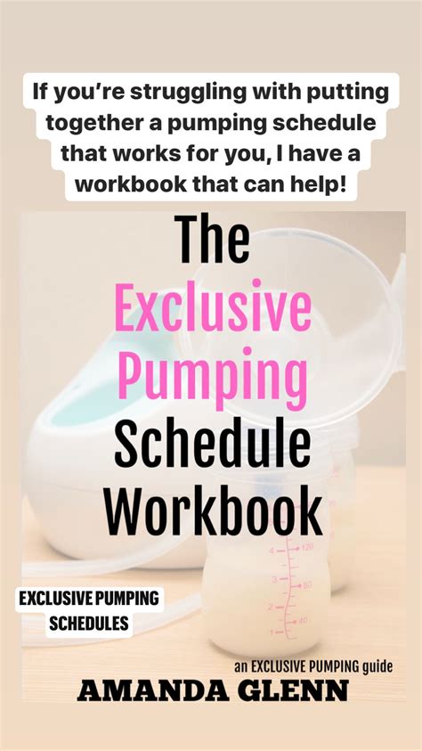 Exclusive pumping sample schedule from birth to 12 months – Artofit