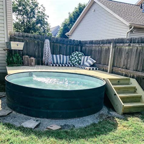 Rustic Small Pool Ideas -suburbstarterhome | Small pools backyard ...