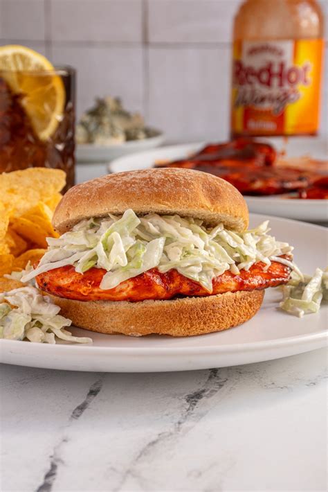 Grilled Buffalo Chicken Sandwich - The Schmidty Wife