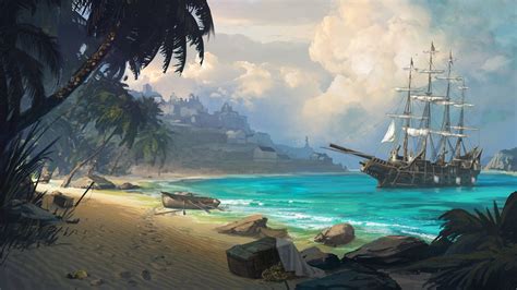 [200+] Pirate Ship Wallpapers | Wallpapers.com