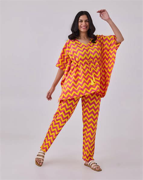 Candy Co-ord Set | Hand-Block Printed Cotton | Phutari