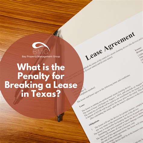 What is the Penalty for Breaking a Lease in Texas?