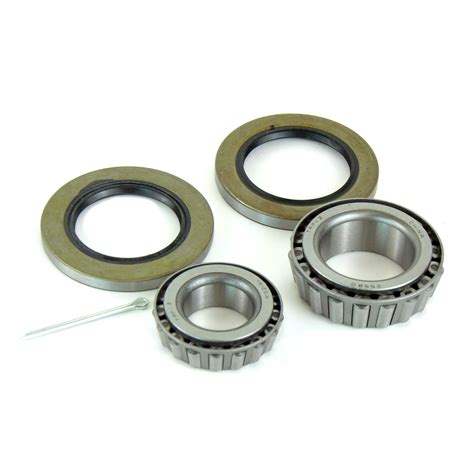 Trailer Wheel Bearing Hub Kit for 8 Bolt Hubs, 1 1/4 inch x