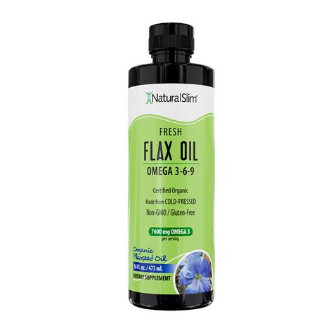 Flax Oil | Aceite de Lino (Omega 3-6-9) – NaturalSlim USA
