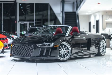 Used 2018 Audi R8 Spyder V10 plus Convertible MSRP $220,390+$25k in Upgrades For Sale (Special ...