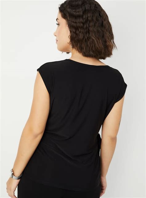 Buy Women Solid Wrap Top Online at just Rs. 899.0 - 1000015198003 | Max ...