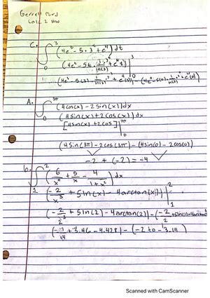 MyMathLab Calc 2 Quiz 2 的图像结果