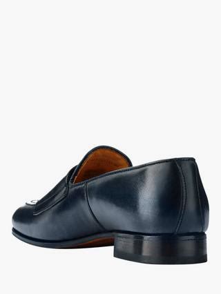 Jones Bootmaker Callington Leather Monk Shoes, Navy