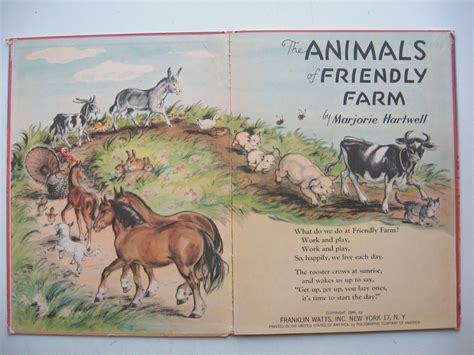 THE ANIMALS OF FRIENDLY FARM Marjorie Hartwell HC | Ubuy India