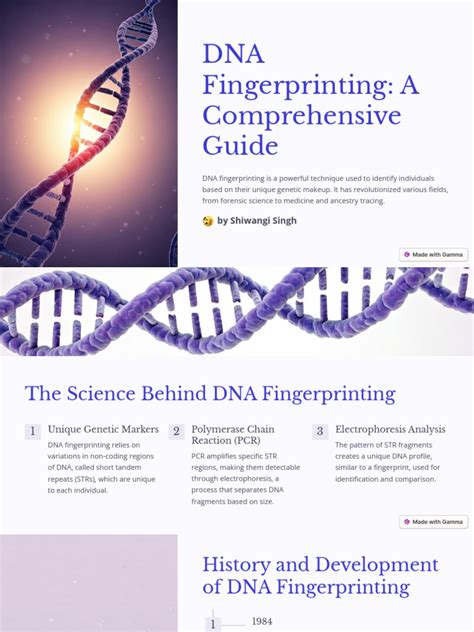 Basic DNA Fingerprinting 的图像结果