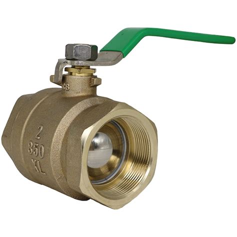 Zurn Wilkins 2-in Brass Ball Valve with FIP Inlet and Outlet, Lead-Free ...