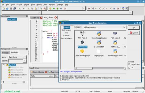 Linux AVR IDE 的图像结果
