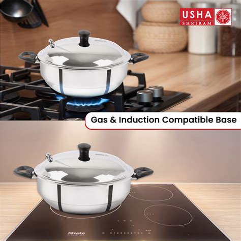 USHA SHRIRAM Stainless Steel (3 in 1) Idli Kadai | Idli/Momo Plate – GB ...