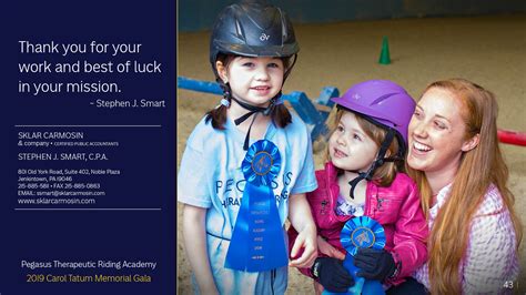 Carol Tatum Memorial Gala | Pegasus Therapeutic Riding Academy