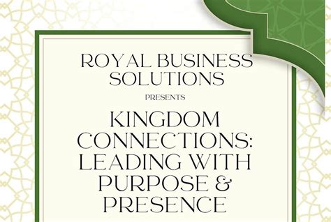 Kingdom Connections: Leading with Purpose & Presence, College Hill ...