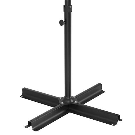 CorLiving 10-ft Steel Black Slide-tilt Cantilever Patio Umbrella in the ...