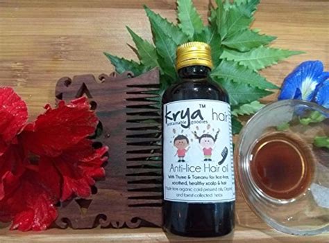 Buy Krya Anti Lice Hair Oil | Safe & Non-toxic head lice oil | Pure ...