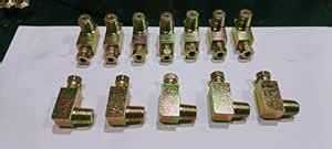 OIL Drop Elbow with Ferrule (cone) Compression Fitting 4mm OD Tube ...