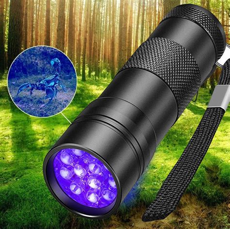 Flashlight UV Black Light 395 NM, Mini but Powerful USB- C LED ...