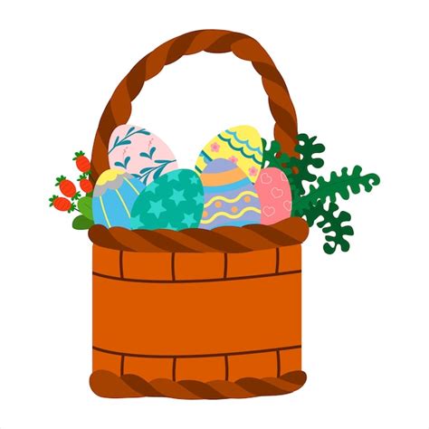 Koszyk Wielkanocny: wektory i ilustracje do darmowego pobrania | Freepik