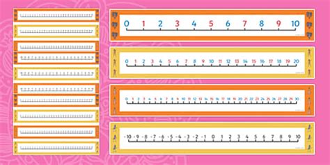 Diwali themed Number Lines