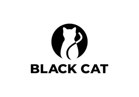 Cat logo design pet care negatieve ruimte stijl concept element symbool ...
