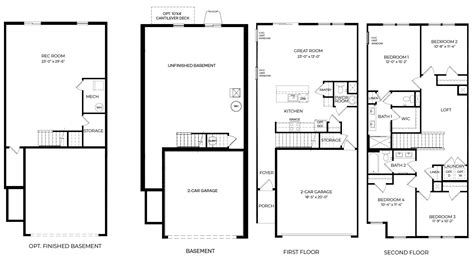 Floor Plan in Seneca Hills Townhomes | Harmony, PA | D.R. Horton