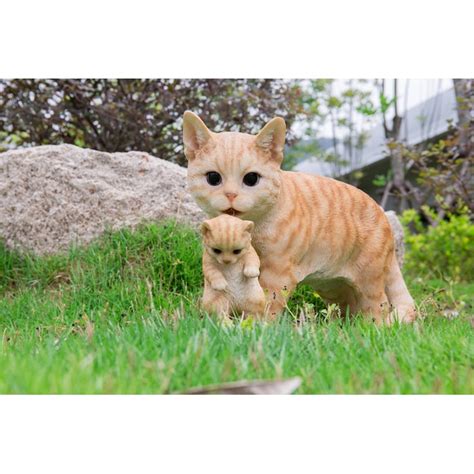 Hi-Line Gift 10.25-in H x 6.3-in W Orange Garden Statue 87757-N at ...