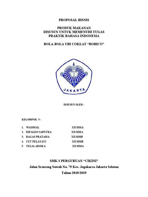 Bussiness Proposal Indonesia 的图像结果