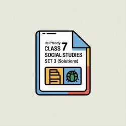 CBSE Class 7 Half Yearly Social Studies Set 3 (Solutions) 2026 PDF Download