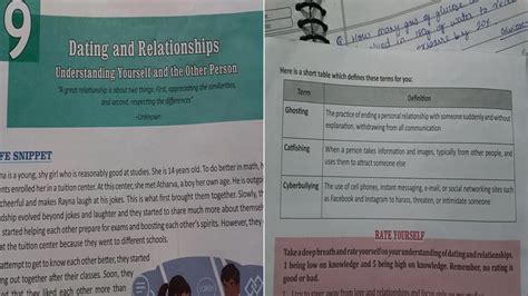 Class 9 Textbook With Chapter on Dating and Relationship is Viral: Here ...