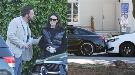 Ben Affleck Bumps His Luxury Mercedes Into Car After Chatting With Ex ...