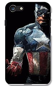 Apple iPhone 7 Back Cover with Captain America Print HOLA Online ...