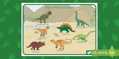 Name That Dinosaur Word Mat | Twinkl