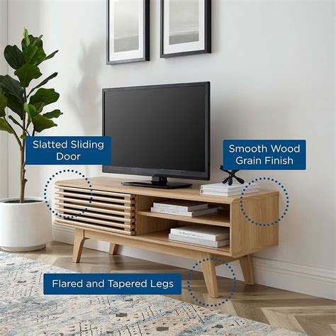 Buy Modway Render Mid-Century Modern Low Profile 48 Inch TV Stand in ...