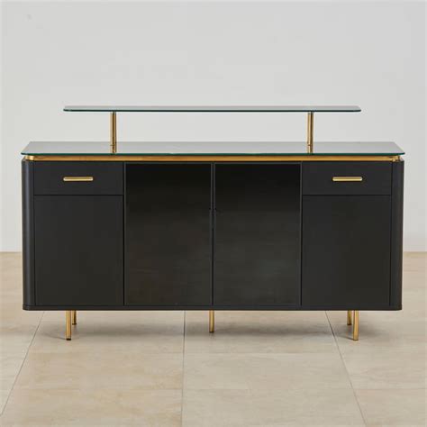 Buy Monarch Glass Top Sideboard - Black from Home Centre at just INR ...