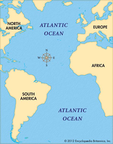 Atlantic Ocean United States Map - ocean wildlife list