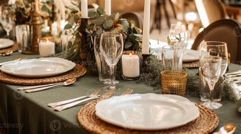 Fancy Dinner Setting