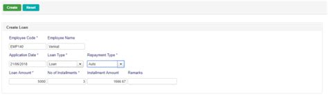 Create loan in Payroll Software | User Manual - effitrac