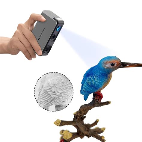 3DMakerpro Seal 3D Scanner for 3D Printer with 0.01mm Accuracy, 24-bit ...