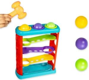 Plutofit Hammer Ball Pounding Game Set Development - Multicolor ...