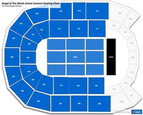 Angel of the Winds Arena Seating Chart - RateYourSeats.com