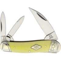 Rough Rider Classic Carbon Yellow SwayBack Folding Knife | Free ...