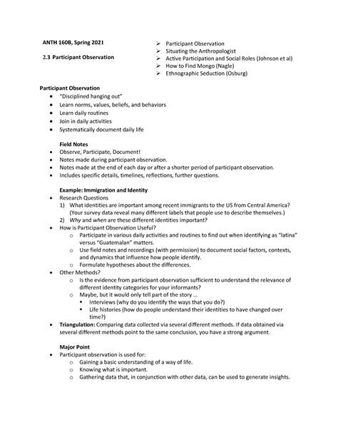 Image result for Participant Observation Anthropology Examples