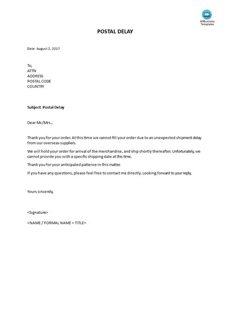 Sample Apology Letter For Delay In Submitting Documen - vrogue.co