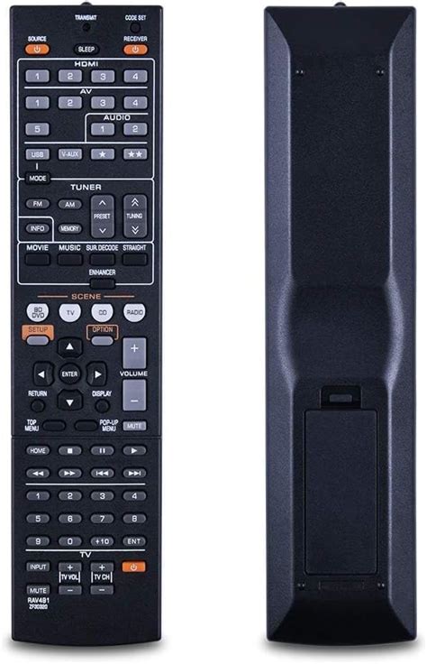 ZIEVA Compatible for Yamaha AV Audio/Video Receiver Remote Control - RX ...
